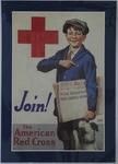 American Red Cross recruitment poster, 'Join! The American Red Cross'.