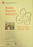 Poster advertising the Care in Crisis Awards 1996