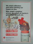 poster advertising Red Cross Week 4-10 May 1997 in Welsh