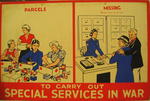 One of a set of Junior Red Cross posters: To Carry Out Special Services in War