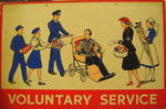 One of a set of Junior Red Cross posters: Voluntary Services.