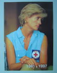 Poster produced to commemorate the death of Diana, Princess of Wales