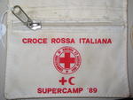 Plastic wallet: Croce Rossa Italiana Supercamp '89.