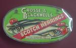 Tin of Crosse and Blackwell's Scotch Herrings in tomato sauce
