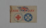 paper flag: 'Our Day: Thank You'