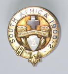 badge awarded for services in South Africa 1900-1902