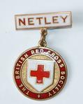 British Red Cross Society badge, hanging from a 'Netley' bar