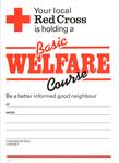 poster advertising a Basic Welfare Course