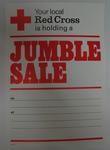 poster used to advertise a Jumble Sale