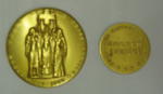 Philippine National Red Cross Golden Jubilee Medal miniature: 50 Years of Red Cross Service 1905-1955