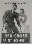 photograph of poster: Help us to help him. Red Cross & St John