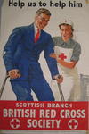Scottish Branch British Red Cross Society fundraising poster