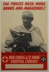 poster appealing on behalf of the Red Cross & St John Hospital Library