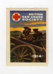 British Red Cross Society 'Battlefield' stamp, 1914.