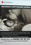 poster advertising the Indonesia Earthquake Appeal 2006