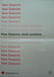 poster: 'New Seasons stock available'.