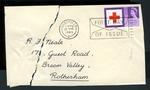 First day cover of Red Cross Centenary Congress stamp, posted Sheffield 15 August 1963.