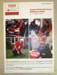Poster produced to support British Red Cross Neighbours Week, 5-11 March 2007