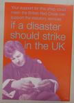 Poster to be used in British Red Cross shops