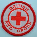 Circular cloth badge: British Red Cross