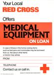general poster for advertising Medical Equipment loan service