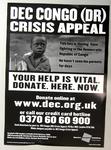 DEC Congo (DR) Crisis Appeal poster