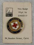metal badge: Indian Red Cross Society