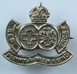 'Penny-a-Week Fund' badge, silver-coloured.