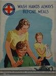 Junior Red Cross poster: Wash Hands Always Before Meals