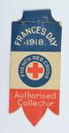 flag: France's Day 1918. French Red Cross. Authorised Collector.