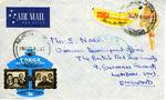 Envelope with Tonga stamps