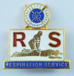 Royal Life Saving Society: Respiration Service badge