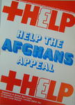 British Red Cross disaster appeal poster: 'Help the Afghans Appeal'