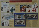 Poster with types of publicity materials, giving examples of: 'Recruitment Posters' 'Fundraising Posters' 'Disaster Response Poster and Leaflet' 'Introductory Leaflets' and 'Exhibition Panels' with information on how to order from the Supply Department.
