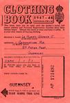 Clothing coupon book issued to Gladys C Le Huray