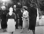 HM Queen visiting Barnett Hill convalescent hospital in Wonersh, Surrey