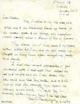Letter of thanks to the British Red Cross from a former Prisoner of War