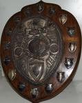 Competition shield with the inscription 'City of London Terrotorial Association VAD Challenge Shield'