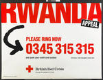 poster produced for the Rwanda Appeal