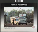 One of a set of four colour ICRC posters: Medical Assistance