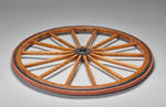 litter with wooden wheels