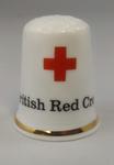 Thimble marked with the Red Cross emblem