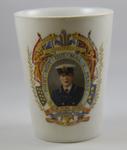 Ceramic mug celebrating the investiture of HRH Prince Edward as Prince of Wales by HM King George V