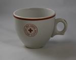 Branded cup: British Red Cross Society