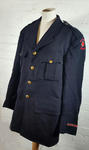 Male overcoat with insignia for British Red Cross and Essex Branch