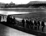 photograph of County of London personnel on duty at White City football stadium