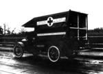 An ambulance in France during the First World War