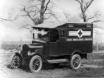 Ford ambulance used in the home ambulance service