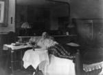 Florence Nightingale in old age sitting up in bed