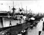 Loading of prisoners of war parcels onto the "Rosa Smith"